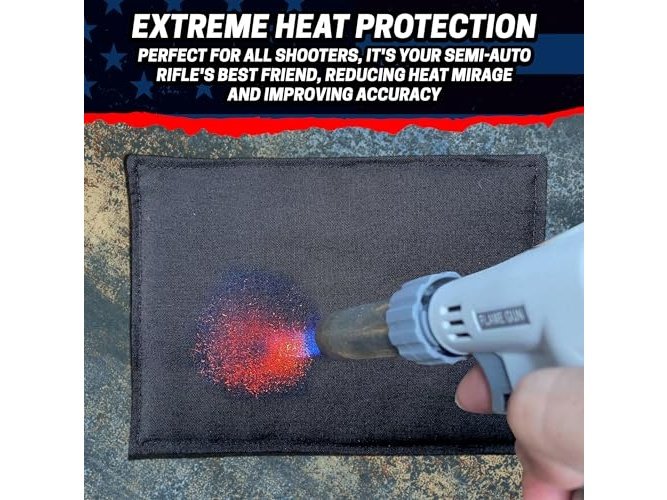 High-Temperature Mirage Suppressor Cover For Rifle - 1-½ x 7, 8 and 9 inch 14 from Cedar Mill Fine Firearms Cases on Cedar Mill Gun Casesn Cedar Mill Gun Cases