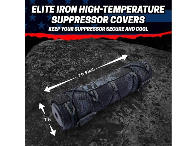 High-Temperature Mirage Suppressor Cover For Rifle - 1-½ x 7, 8 and 9 inch 12 from Cedar Mill Fine Firearms Cases on Cedar Mill Gun Casesn Cedar Mill Gun Cases