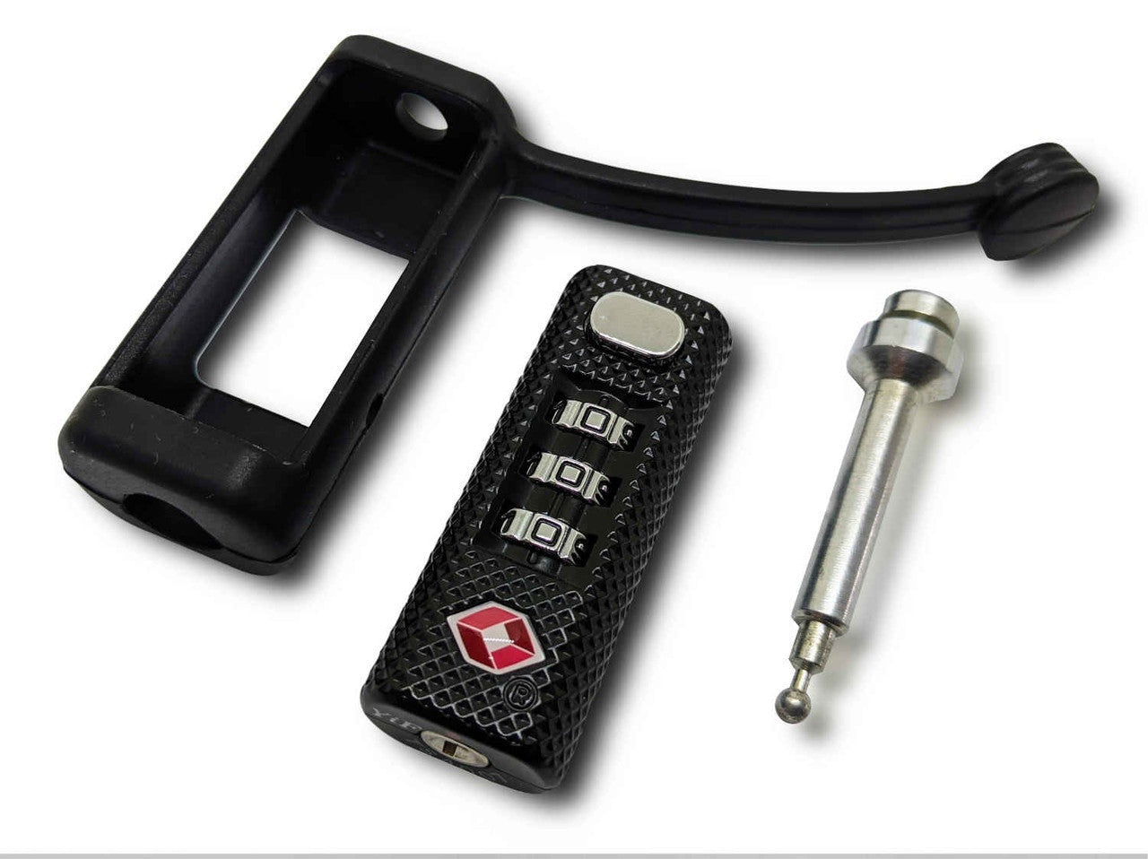 4-Pack TSA Approved MonoShaft™ Gun Case Lock 5 from Cedar Mill Fine Firearms® on Cedar Mill Gun Casesn Cedar Mill Gun Cases