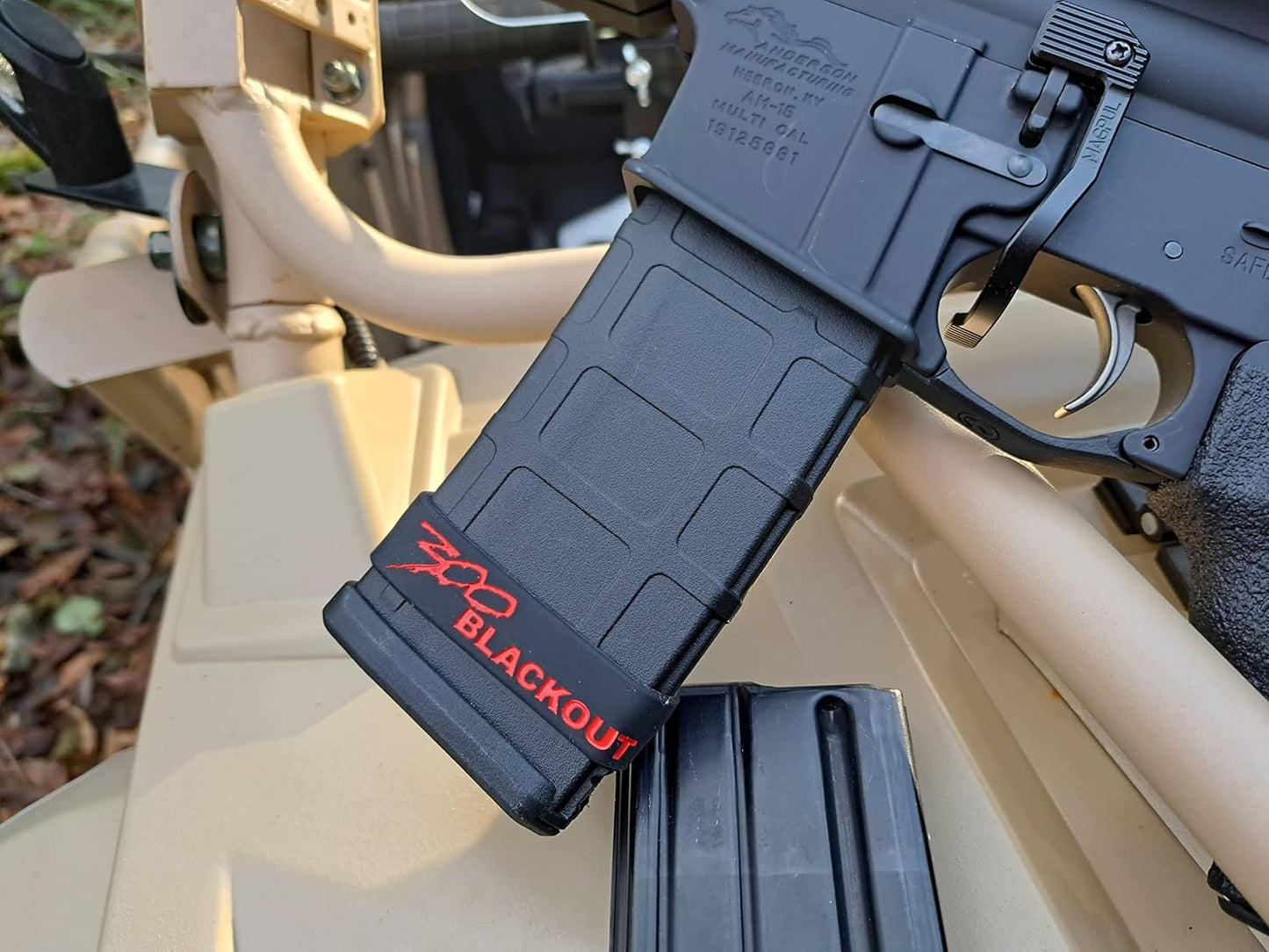 Sparta 300 BLK Magazine Bands – High Visibility Silicone Caliber ID Bands-5 Pack 6 from Cedar Mill Fine Firearms Cases on Cedar Mill Gun Casesn Cedar Mill Gun Cases