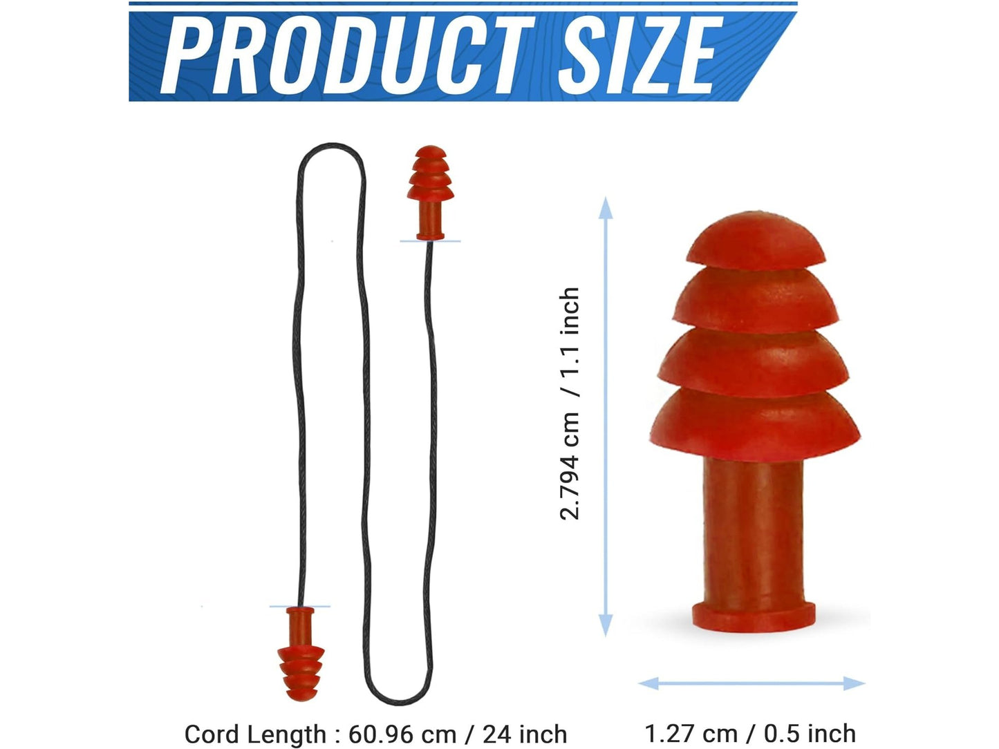 Protect your ears with Tactical Ready Earplugs: Washable Corded (100 Pairs) - Engineered for comfort and reliability, these earplugs with washable cords are essential for any tactical situation.