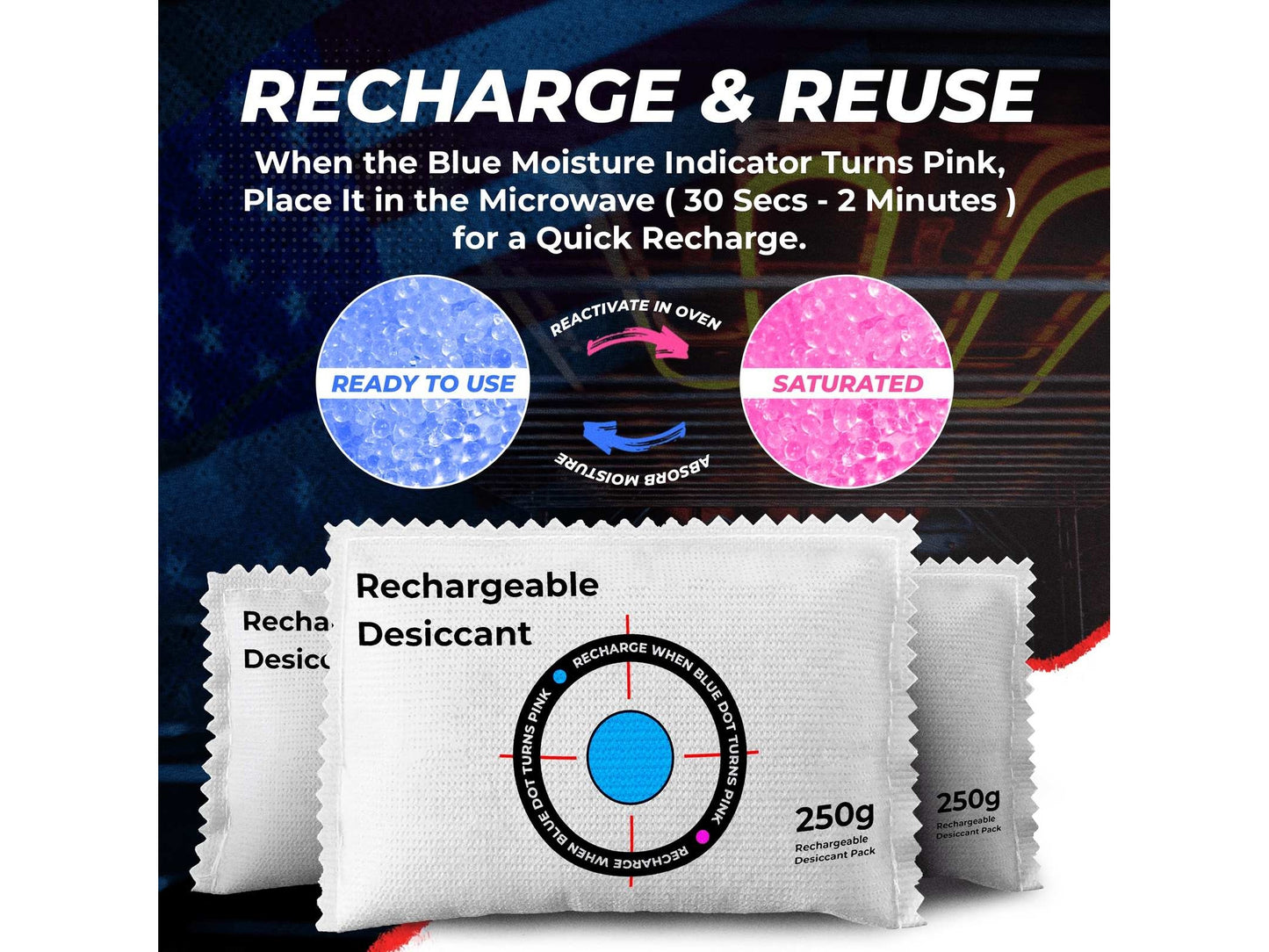 Portable Pistol and Firearm Rechargeable Desicant Dehumidifier - Moisture, Rust, Mold Protection 11 from Cedar Mill Fine Firearms Cases on Cedar Mill Gun Casesn Cedar Mill Gun Cases