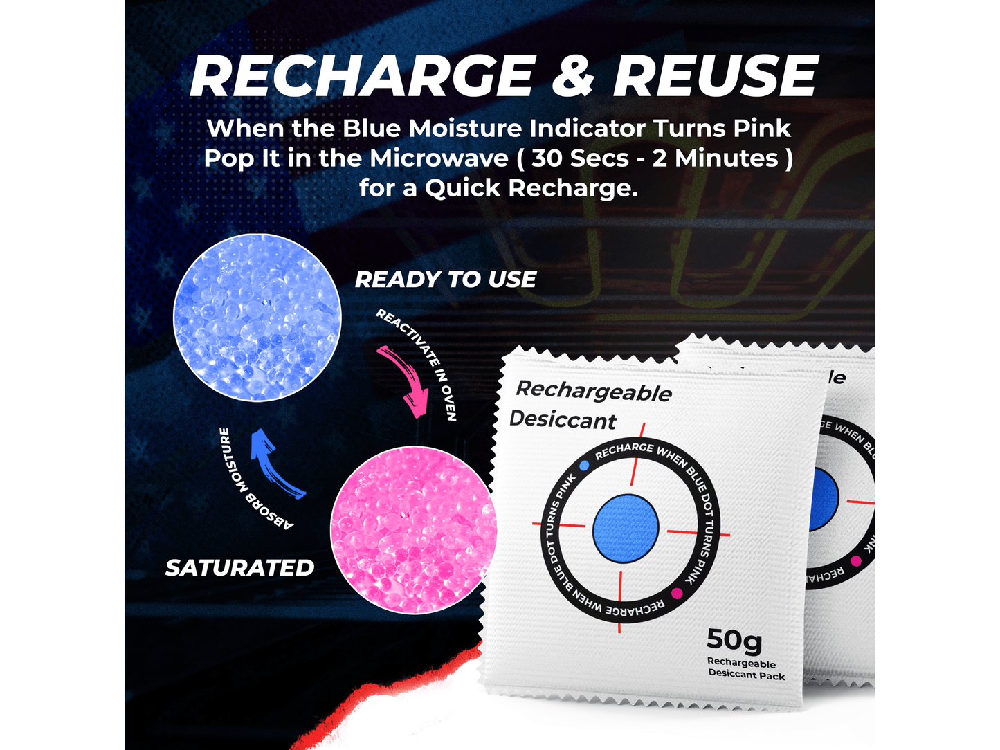 Portable Pistol and Firearm Rechargeable Desicant Dehumidifier - Moisture, Rust, Mold Protection 3 from Cedar Mill Fine Firearms Cases on Cedar Mill Gun Casesn Cedar Mill Gun Cases