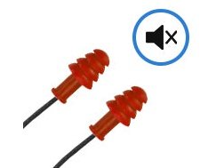 Tactical Ready Earplugs: Washable Corded 100 Pairs 10 from Cedar Mill Fine Firearms® on Cedar Mill Gun Casesn Cedar Mill Gun Cases