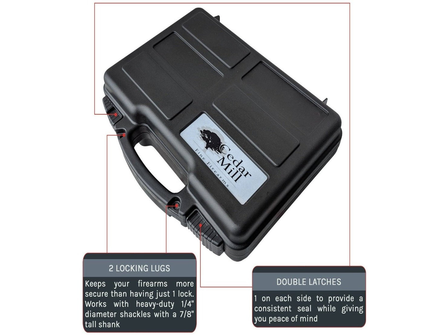 Pick & Pluck Pistol Case 6 from Cedar Mill Fine Firearms® on Cedar Mill Gun Casesn Cedar Mill Gun Cases