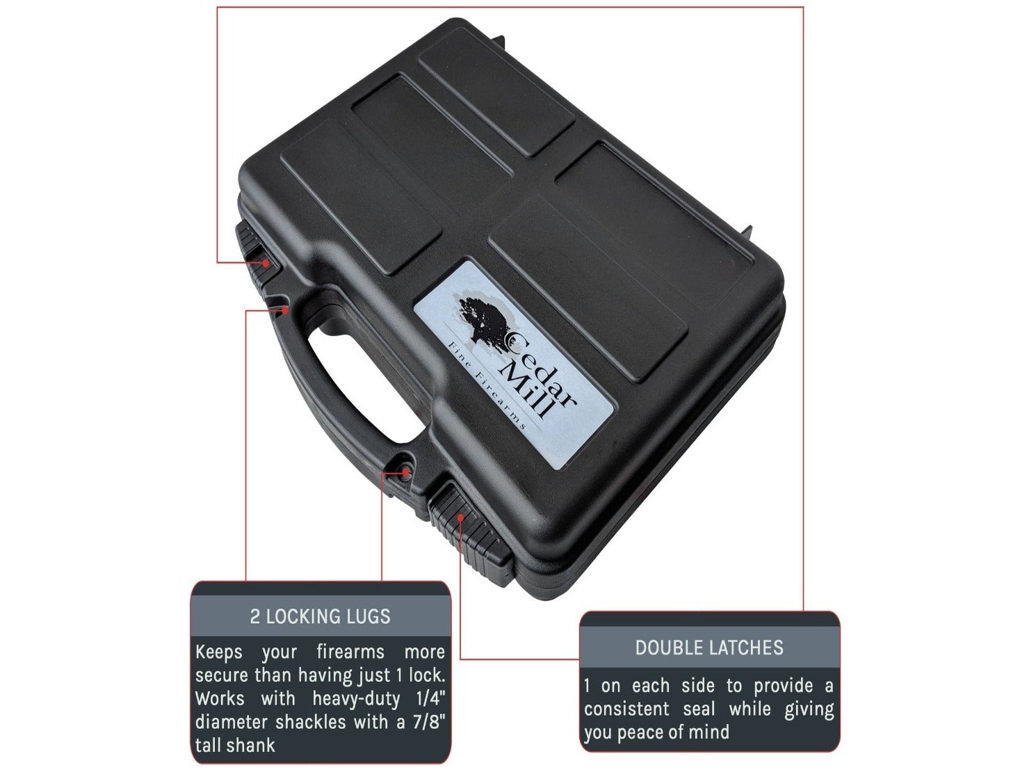 Pick & Pluck Pistol Case 6 from Cedar Mill Fine Firearms® on Cedar Mill Gun Casesn Cedar Mill Gun Cases