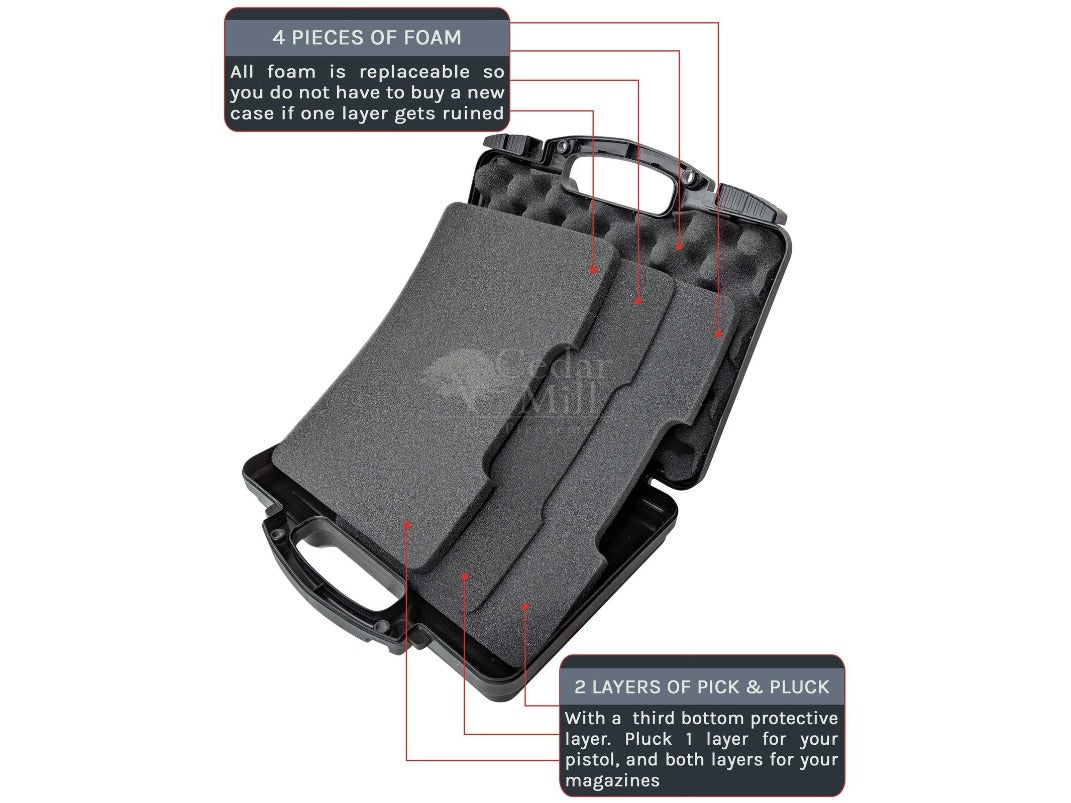 Pick & Pluck Pistol Case 8 from Cedar Mill Fine Firearms® on Cedar Mill Gun Casesn Cedar Mill Gun Cases