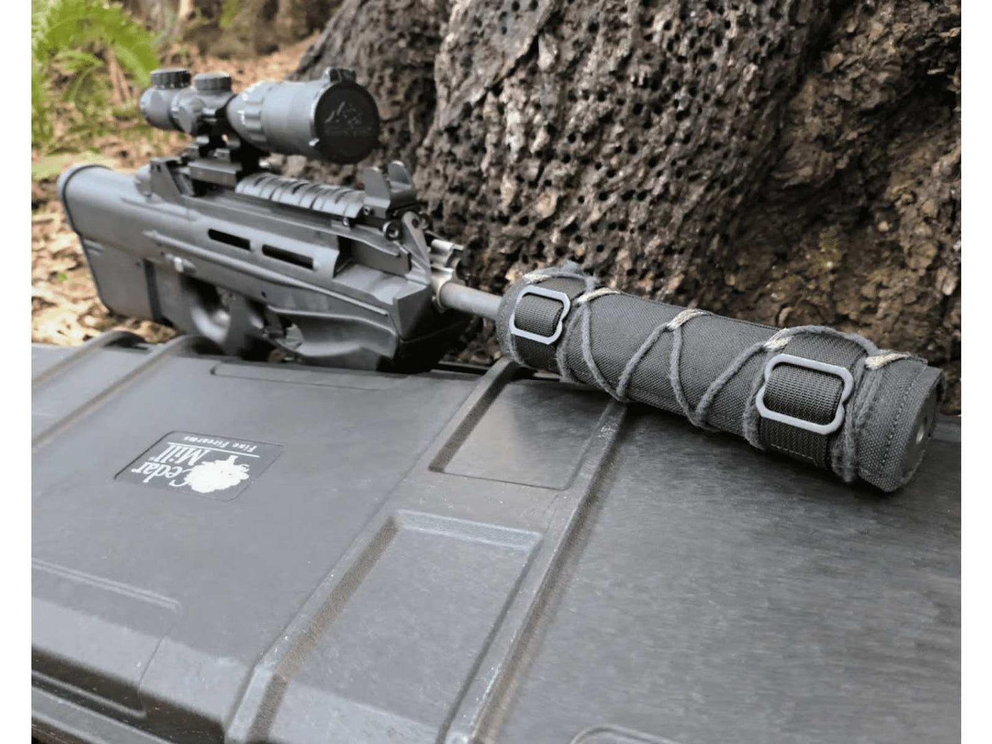 High-Temperature Mirage Suppressor Cover For Rifle - 1-½ x 7, 8 and 9 inch 7 from Cedar Mill Fine Firearms Cases on Cedar Mill Gun Casesn Cedar Mill Gun Cases