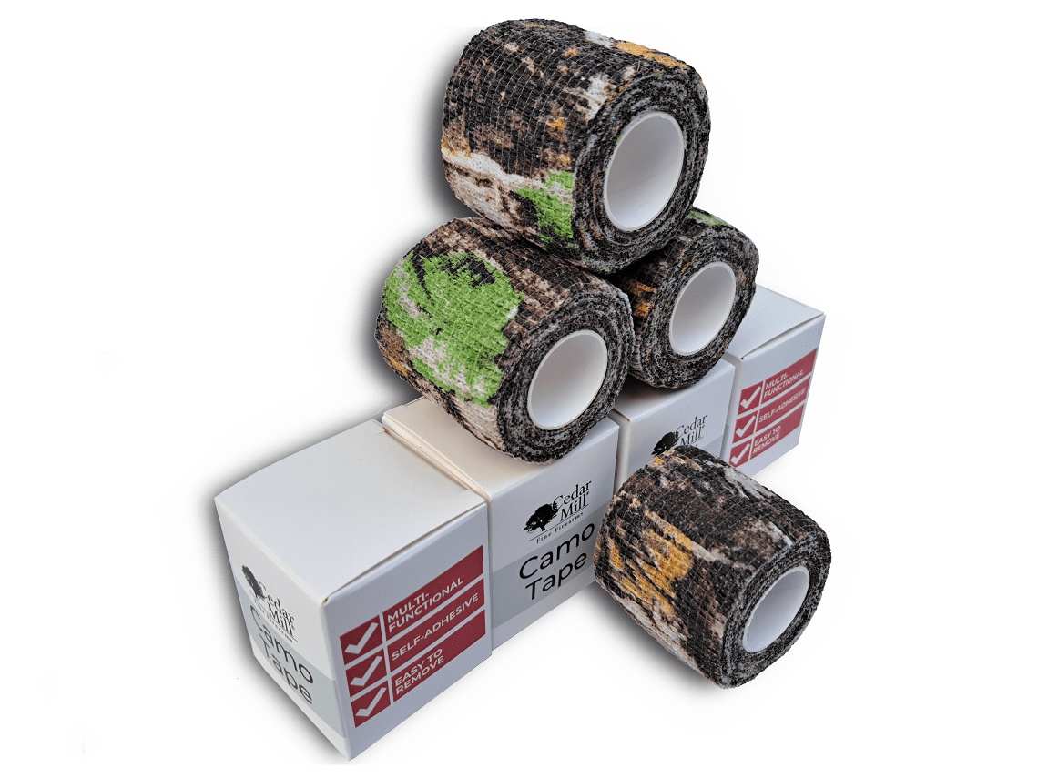 Military Camo Grip Tape for Guns, Rifles, Shotguns & Outdoor Equipment - 4 PACK 1 from Cedar Mill Fine Firearms Cases on Cedar Mill Gun Casesn Cedar Mill Gun Cases