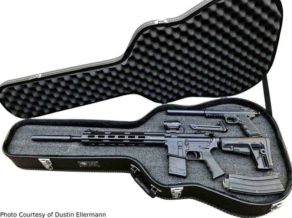 Discreet Concealment Guitar Rifle Case 12 from Cedar Mill Fine Firearms® on Cedar Mill Gun Casesn Cedar Mill Gun Cases