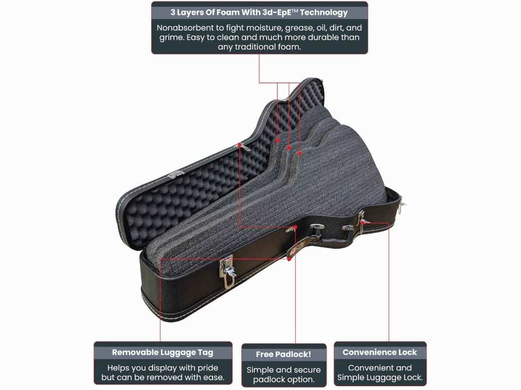 Discreet Concealment Guitar Rifle Case 22 from Cedar Mill Fine Firearms® on Cedar Mill Gun Casesn Cedar Mill Gun Cases