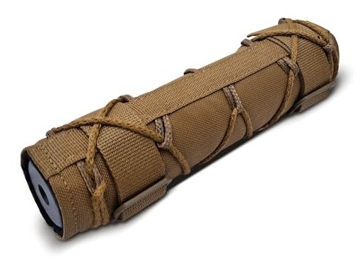 9 Inch Suppressor Cover With Burn Proof Micro Fiber Sleeve - Heat Resistant Wrap
