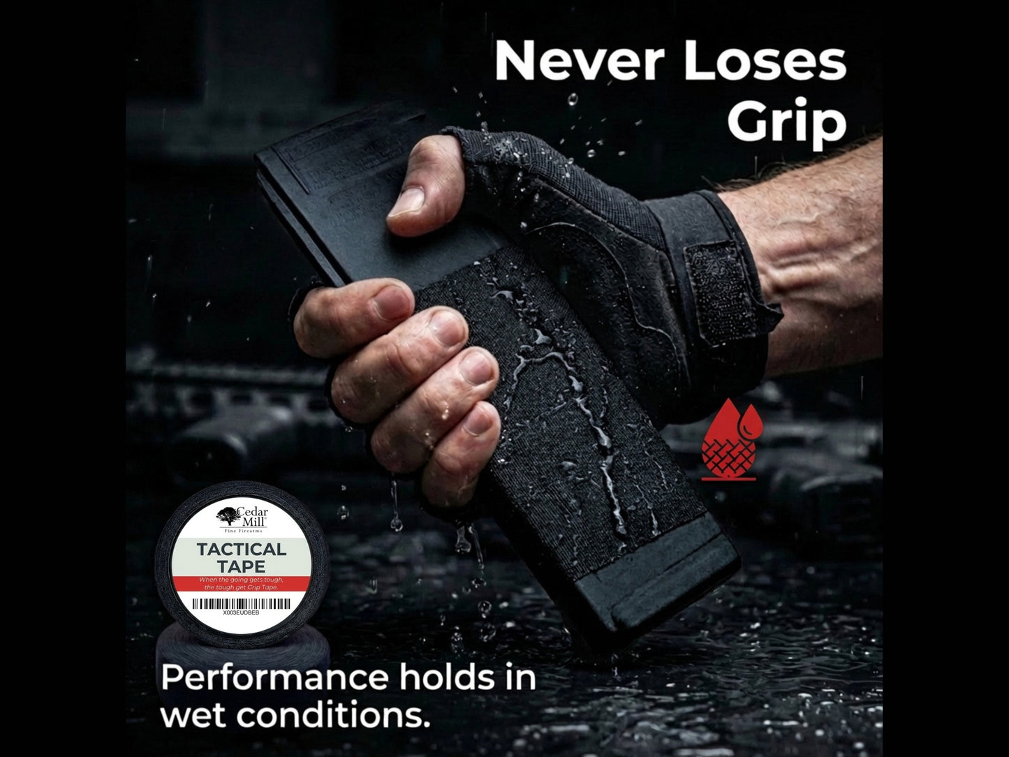 1-Pack Green Magazine Tactical Gun Tape 3 from Cedar Mill Fine Firearms on Cedar Mill Gun Casesn Cedar Mill Gun Cases 