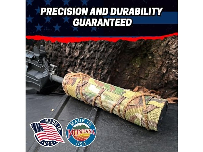 High-Temperature Mirage Suppressor Cover For Rifle - 1-½ x 7, 8 and 9 inch 13 from Cedar Mill Fine Firearms Cases on Cedar Mill Gun Casesn Cedar Mill Gun Cases 