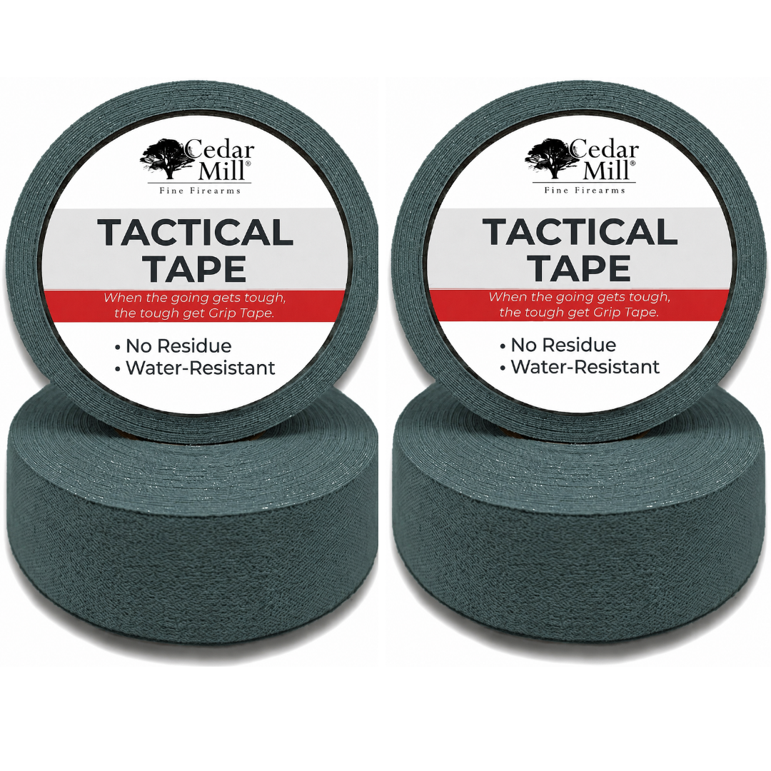 2-Pack Green Gun Tape | Tactical Grip Wrap for Rifles, Pistols and Handguards