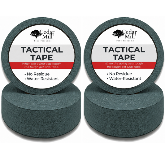 2-Pack Green Gun Tape | Tactical Grip Wrap for Rifles, Pistols and Handguards