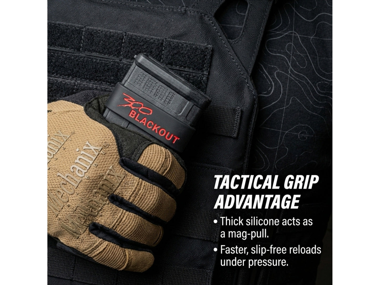 Sparta 300 BLK Magazine Bands – High Visibility Silicone Caliber ID Bands-5 Pack 3 from Cedar Mill Fine Firearms on Cedar Mill Gun Casesn Cedar Mill Gun Cases 