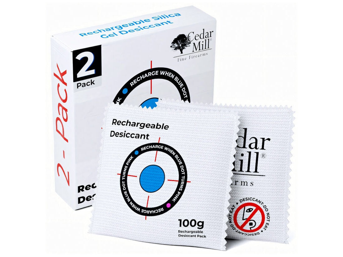 Portable Pistol and Firearm Rechargeable Desicant Dehumidifier - Moisture, Rust, Mold Protection 11 from Cedar Mill Fine Firearms Cases on Cedar Mill Gun Casesn Cedar Mill Gun Cases 