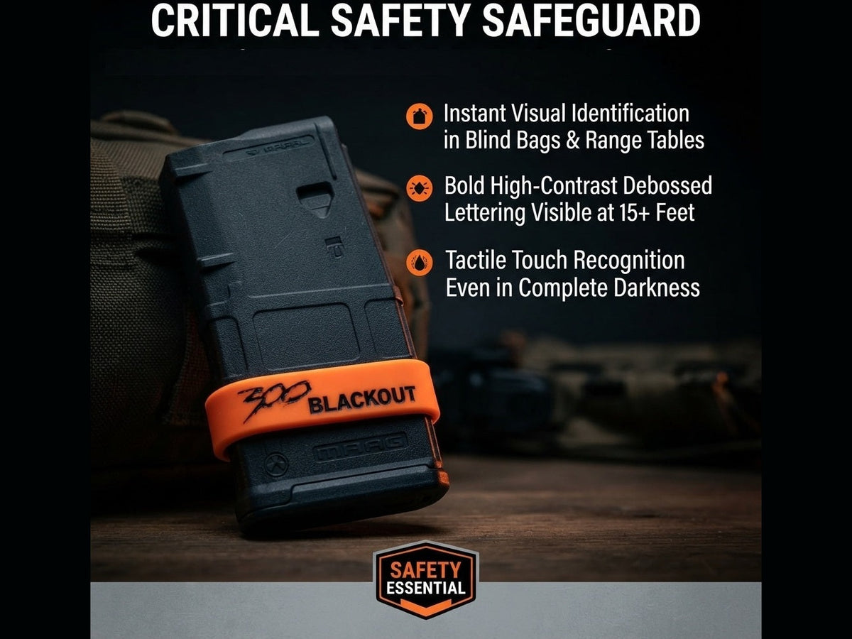 Cedar Mill Fine Firearms 300 Blackout & AR-15 Magazine Marking Bands - Orange 5 from Cedar Mill Fine Firearms Cases on Cedar Mill Gun Casesn Cedar Mill Gun Cases 