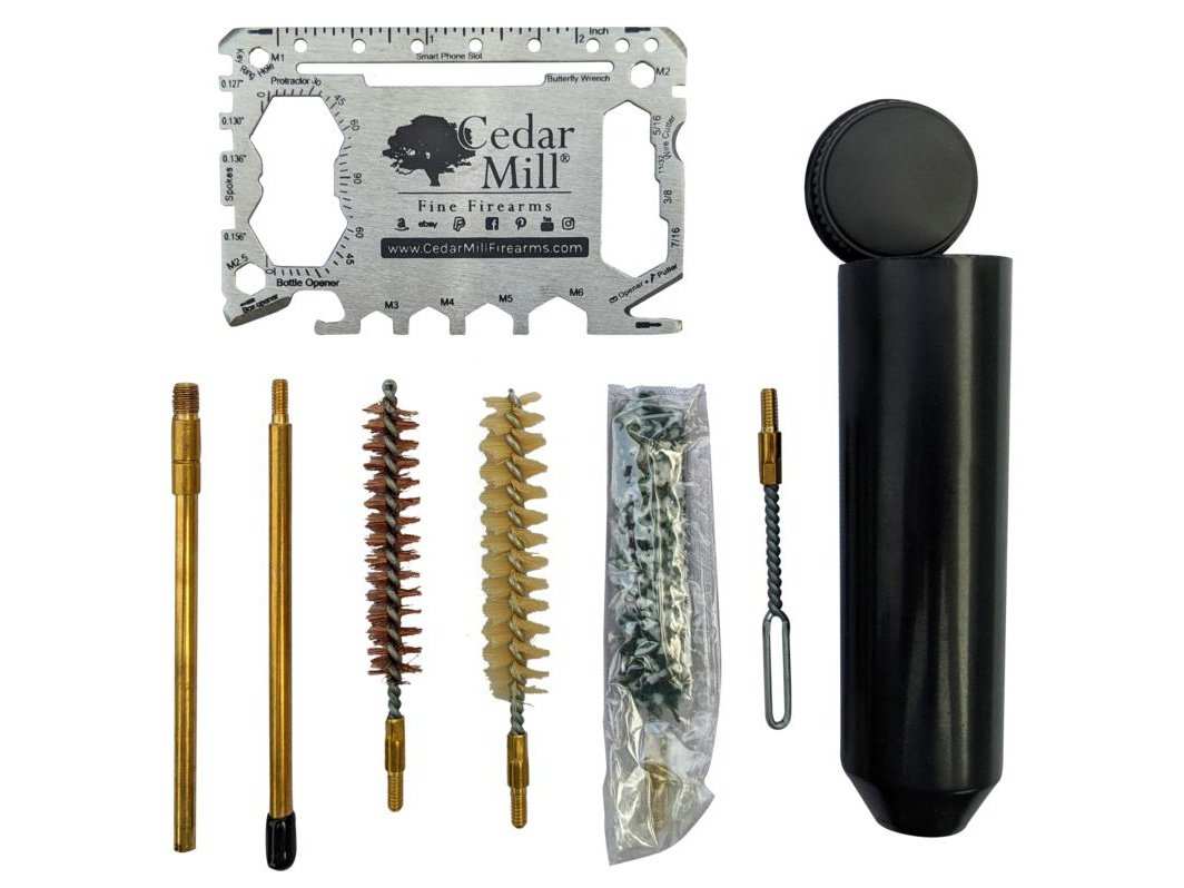 Micro Pistol Cleaning Kit 2 from Cedar Mill Fine Firearms® on Cedar Mill Gun Casesn Cedar Mill Gun Cases 