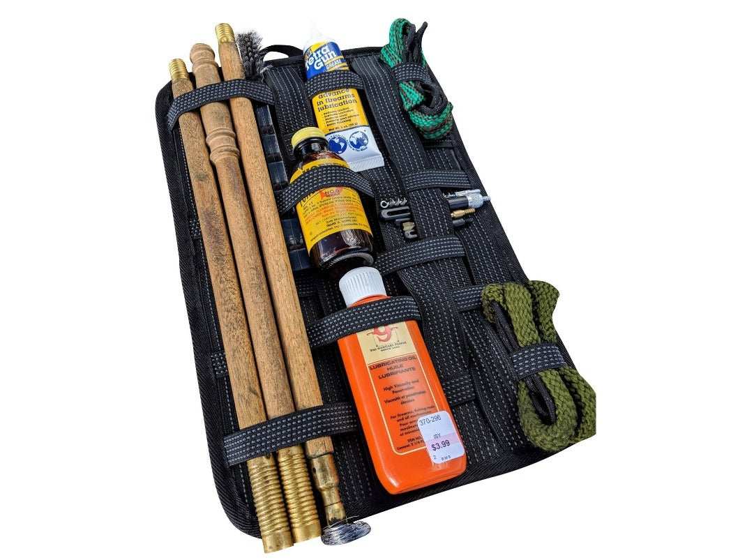 MyMOLLE Elastic Organizer for Cleaning Kits and Travel 2 from Cedar Mill Fine Firearms® on Cedar Mill Gun Casesn Cedar Mill Gun Cases 