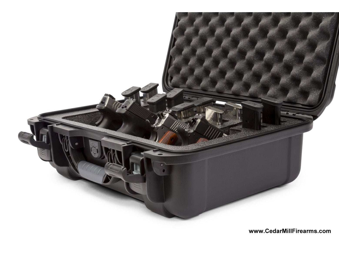 Nanuk 935 Waterproof TSA Safe case SIX Glock, 1911, SIG, Ruger, 6-UP 18 from Nanuk on Cedar Mill Gun Casesn Cedar Mill Gun Cases 