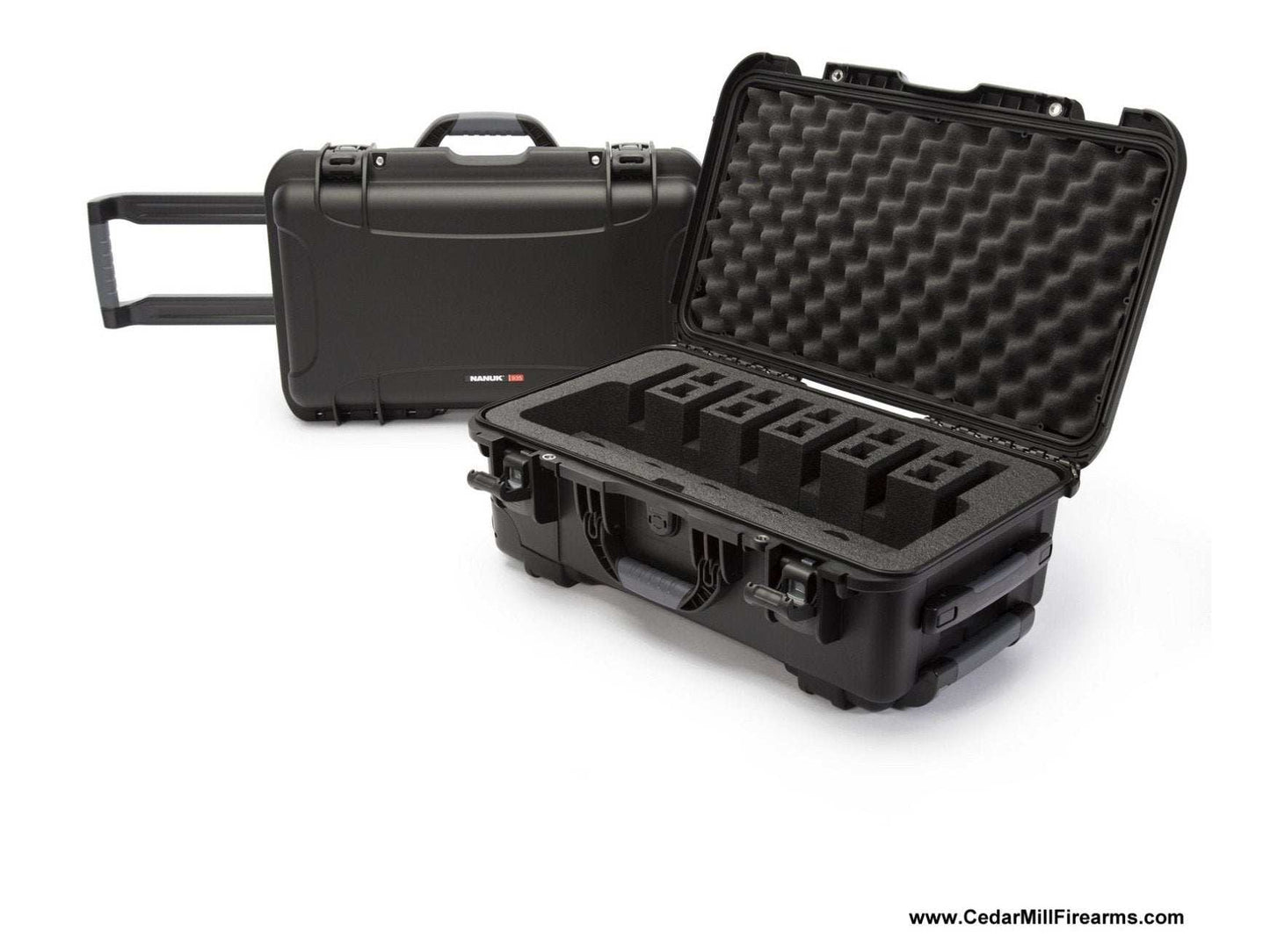 Nanuk 935 Waterproof TSA Safe case SIX Glock, 1911, SIG, Ruger, 6-UP 11 from Nanuk on Cedar Mill Gun Casesn Cedar Mill Gun Cases 