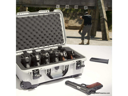 Nanuk 935 Waterproof TSA Safe case SIX Glock, 1911, SIG, Ruger, 6-UP 1 from Nanuk on Cedar Mill Gun Casesn Cedar Mill Gun Cases 