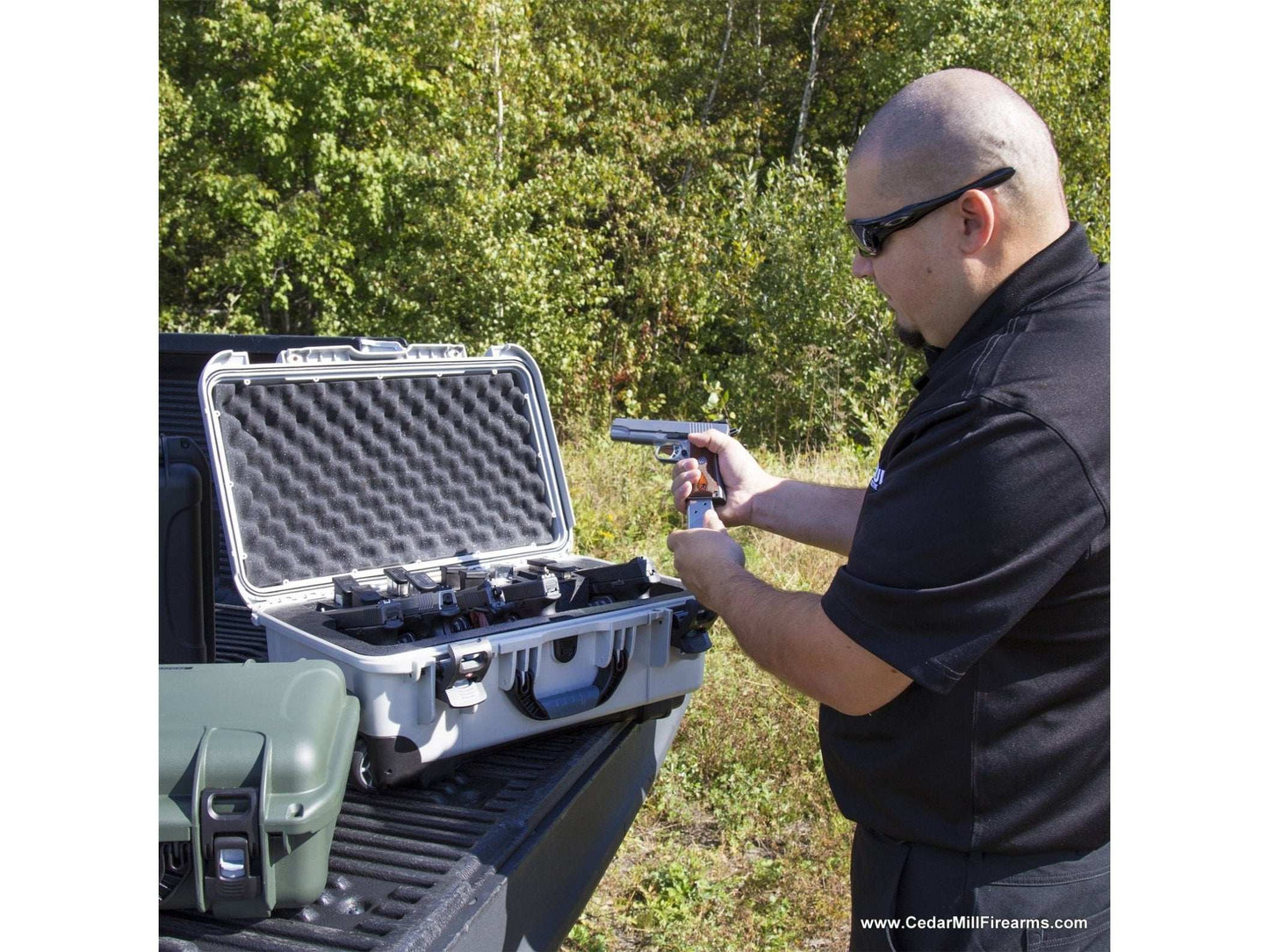 Nanuk 935 Waterproof TSA Safe case SIX Glock, 1911, SIG, Ruger, 6-UP 2 from Nanuk on Cedar Mill Gun Casesn Cedar Mill Gun Cases 