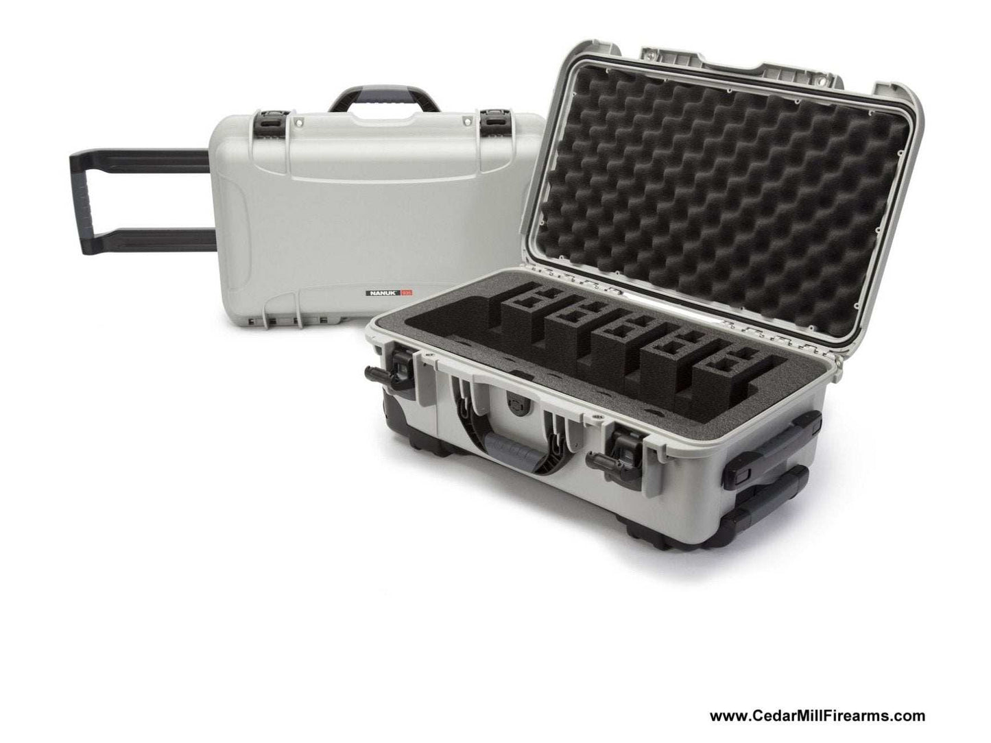 Nanuk 935 Waterproof TSA Safe case SIX Glock, 1911, SIG, Ruger, 6-UP 17 from Nanuk on Cedar Mill Gun Casesn Cedar Mill Gun Cases 