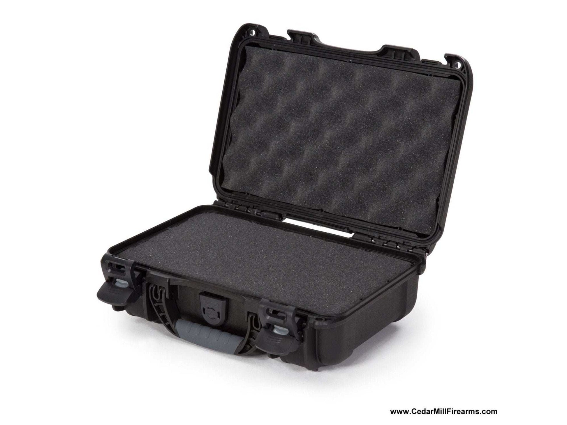 Nanuk 909 Waterproof TSA Safe case for Glock, 1911, SIG, Ruger, and MORE 18 from Nanuk on Cedar Mill Gun Casesn Cedar Mill Gun Cases Nanuk 909 Case - Precut Pistol Foam