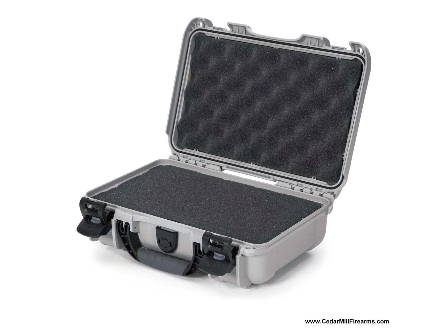 Nanuk 909 Waterproof TSA Safe case for Glock, 1911, SIG, Ruger, and MORE 47 from Nanuk on Cedar Mill Gun Casesn Cedar Mill Gun Cases Nanuk 909 Case - Precut Pistol Foam